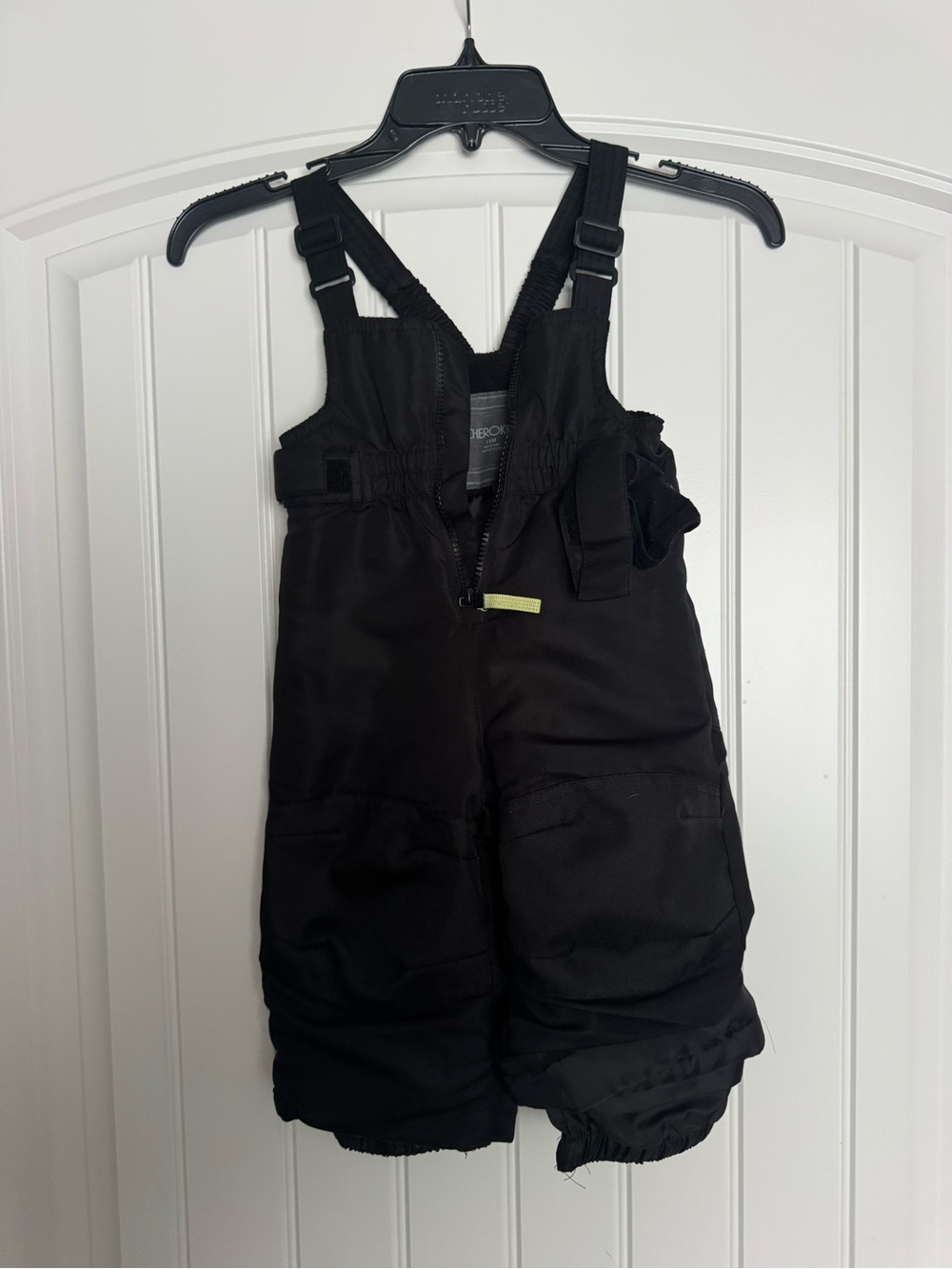 Cherokee Black Kids Snow Overalls - Insulated Bib Pants